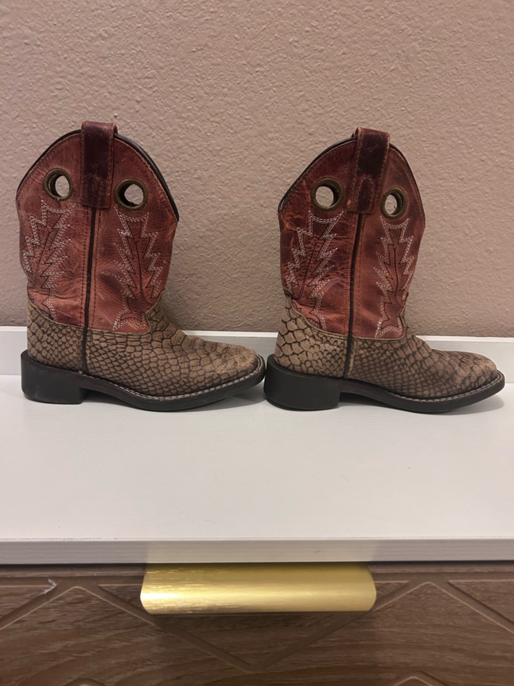Smoky Mountain Brown Kids Cowboy Boots - Picture 2 of 5